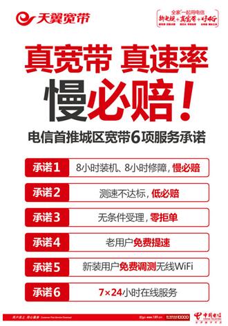 电信六项承诺